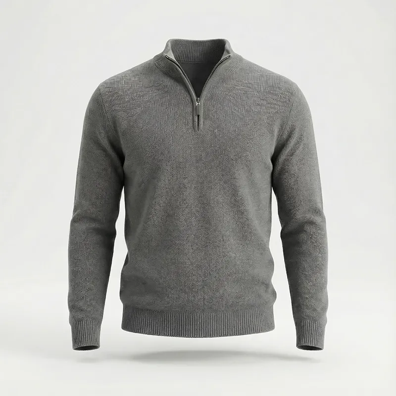 mens sweater, quarter zip sweater, half zip sweater, winter sweater, autumn sweater