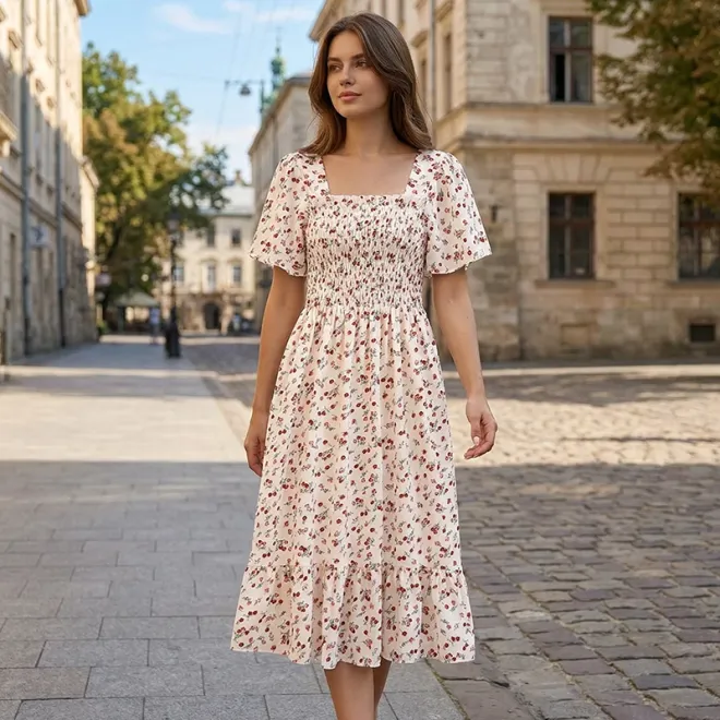 sundress, summer dress, floral dress, floral sundress