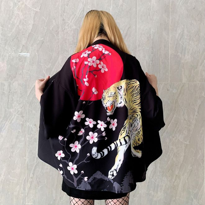 kimono shirt women, japanese kimono cardigan, japanese kimono blouse