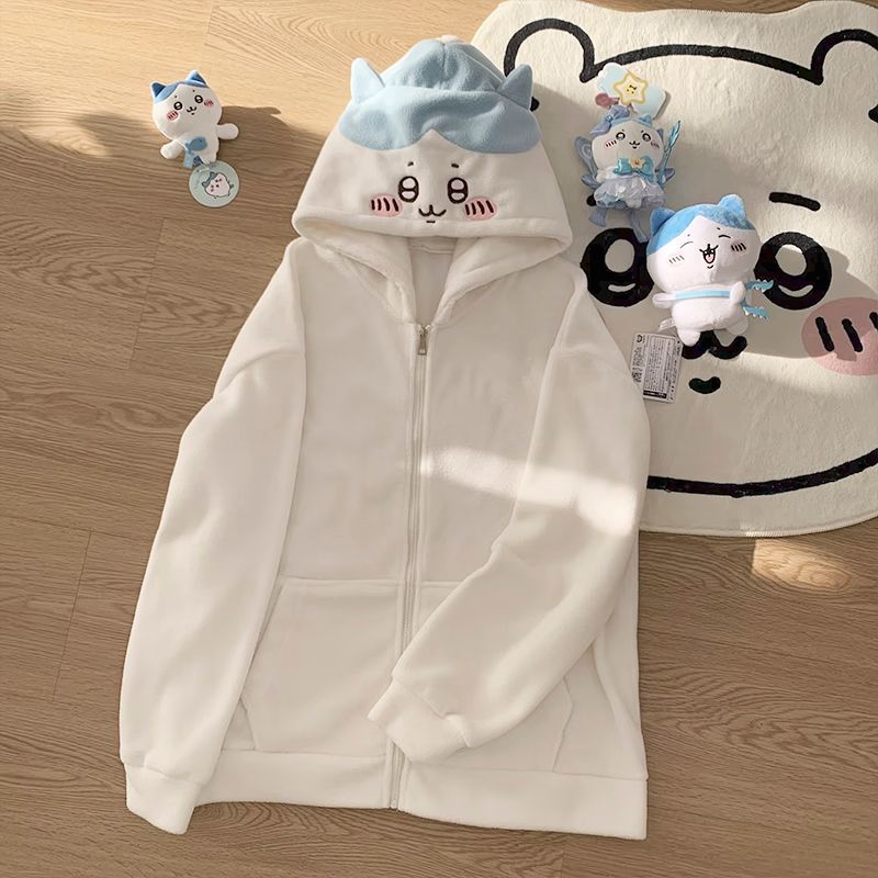 Reißverschluss-Hoodie, Kawaii-Hoodie