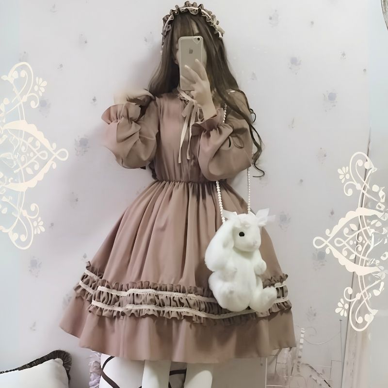Lolita-Kleid, süßes Kleid, japanisches Kleid, japanisches Vintage-Kleid