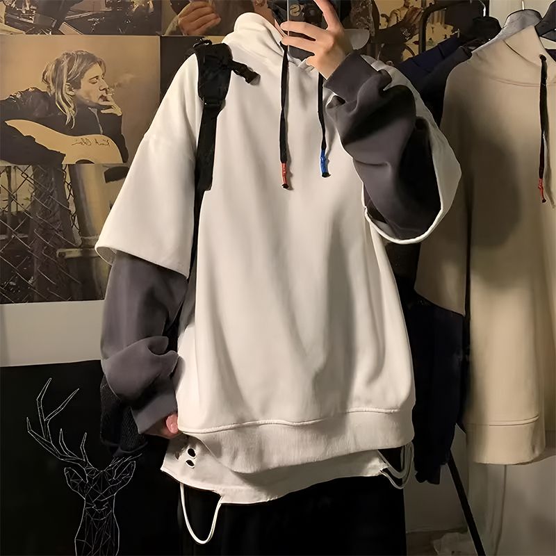 kapuzenpullover herren, oversized hoodie, zweiteiliges hoodie