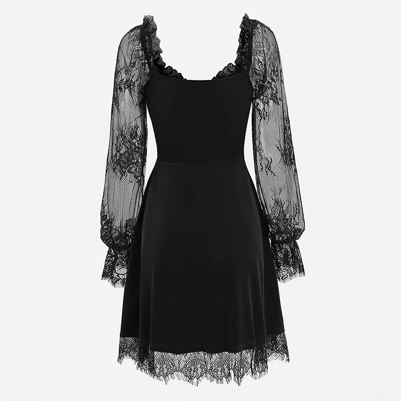 gothic kleid, spitzenkleid
