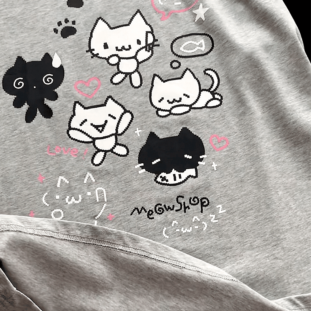 damen sweatshirt, kawaii sweatshirt, japanischer sweatshirt, lockerer sweatshirt